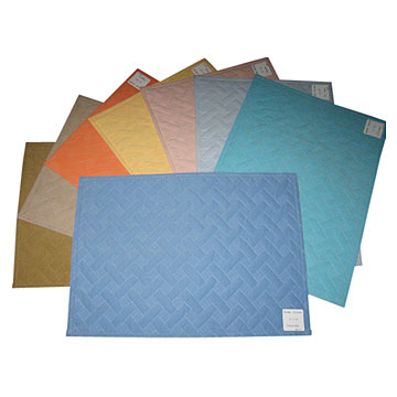  Quilted Placemats (Sets de table matelassés)