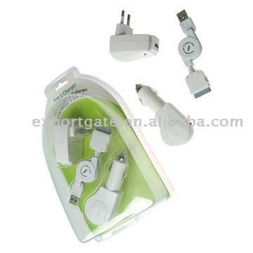  3-In-1 Charger for iPod (3-in  Зарядное устройство для IPod)