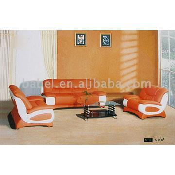  Leather Sofa (Leather Sofa)