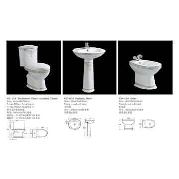  Sanitary Ware Set (KB-004) ( Sanitary Ware Set (KB-004))