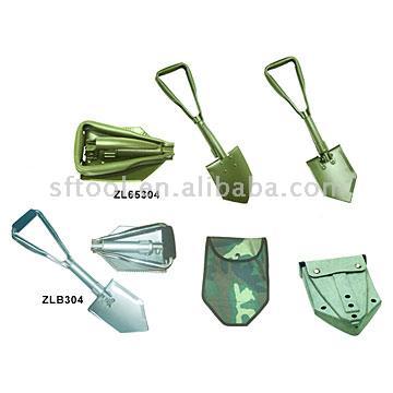  Military Tri-Folding Shovels (Militaire Tri-Pelles pliantes)