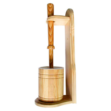  Wooden Holder With Toilet Brush (Wooden Holder with Toilet Brush)