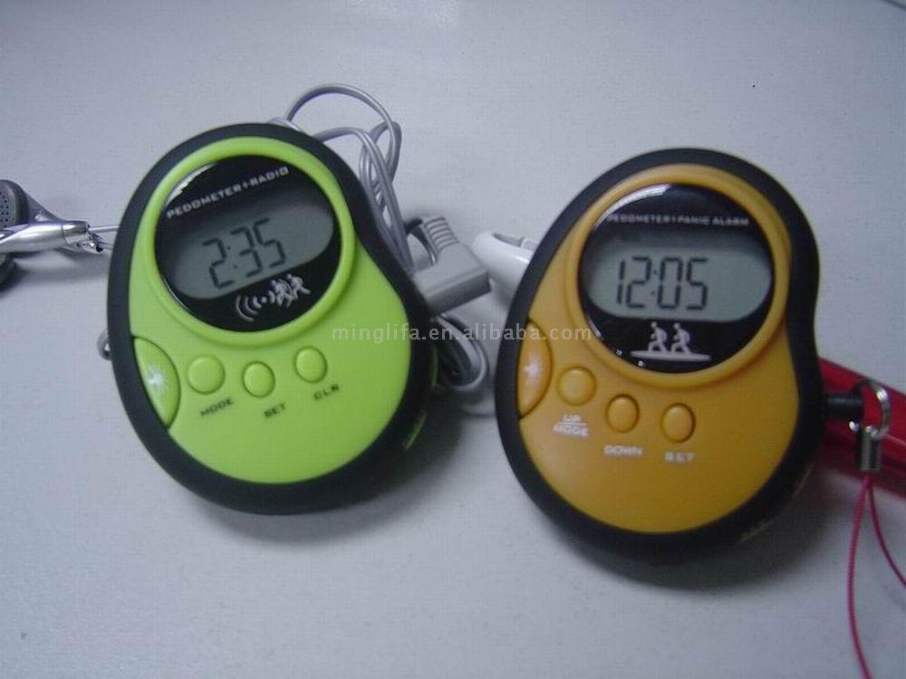  Pedometer with FM Radio (Шагомер с FM-радио)