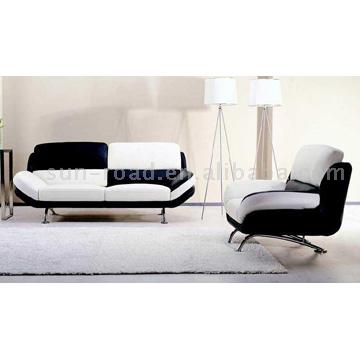  Modern Leather Sofa (SR636) ( Modern Leather Sofa (SR636))