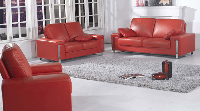 Leder Sofa Set (SR413) (Leder Sofa Set (SR413))