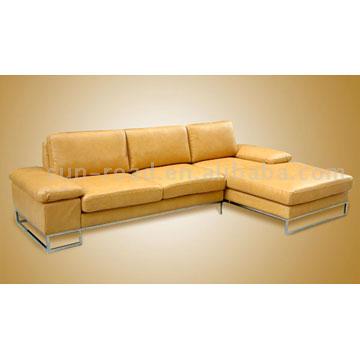  Classical Leather Sofa(SR458) (Классическая кожа Диван (SR458))