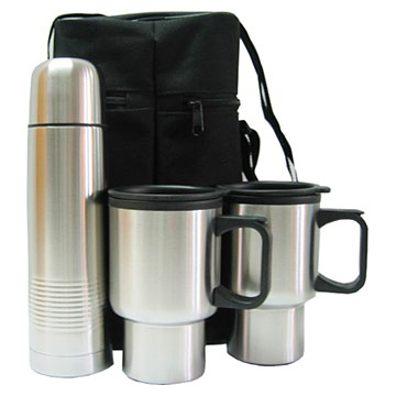  Flasks and Mugs Gift Sets (Flacons et Mugs Coffrets cadeau)