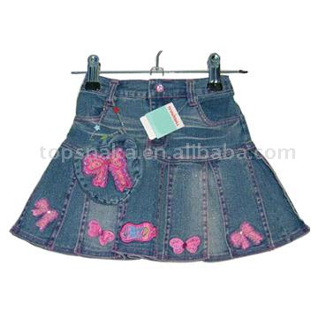  Children Jeans Skirts (Enfants Jeans Jupes)