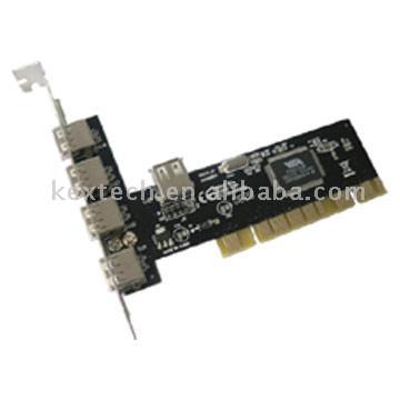  USB 2.0 4+1 Ports PCI Card (USB 2.0 4 +1 Ports PCI Card)