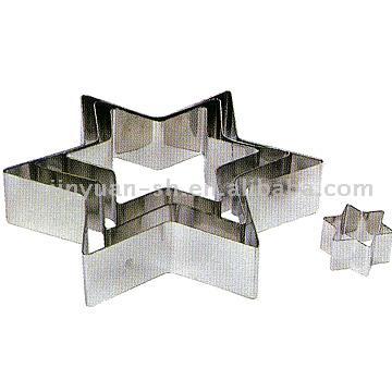 Stainless Steel Star-Shaped Mousse Mould (Stainless Steel Star-Shaped Mousse Mould)