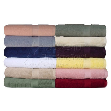  Cotton Bath Towels (Serviettes de bain en coton)