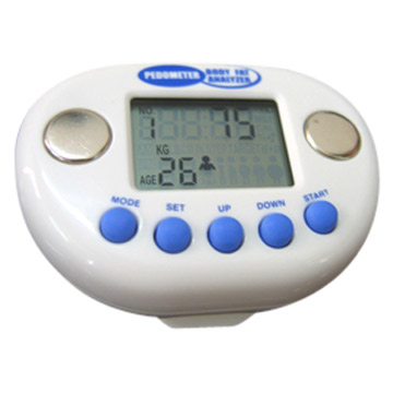  Pedometer with Body Fat Monitor