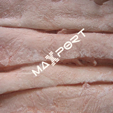  Frozen Skinless Pork Back Fat (Congelés sans peau de dos de porc gras)