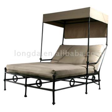  Chaise Double Lounge W/Awning (Chaise Lounge Double W / Sonnensegel)