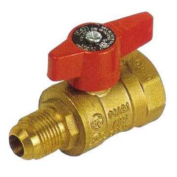  Forged Gas Ball Valve with Flare x FIP Ends ( Forged Gas Ball Valve with Flare x FIP Ends)