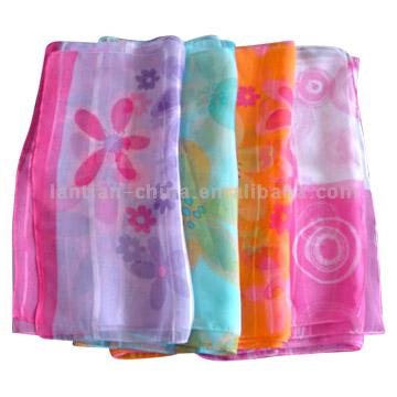  Polyester Print Scarves (Polyester Imprimer Echarpes)