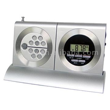  Digital FM Radio with LCD Alarm Clock