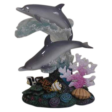  Dolphin Figurines (Dolphin Статуэтки)