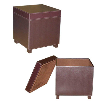  Faux Leather Storage Chests (Faux Coffres de rangement en cuir)