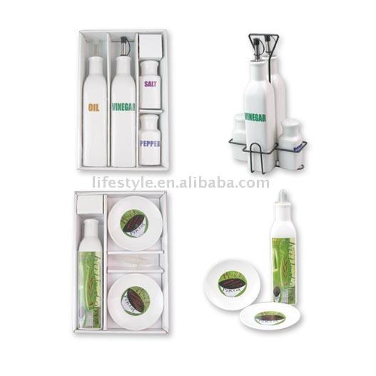  4pc Oil & Vinegar Set