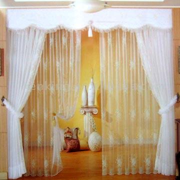  Organza Embroidery Curtains (Rideaux organza Broderie)