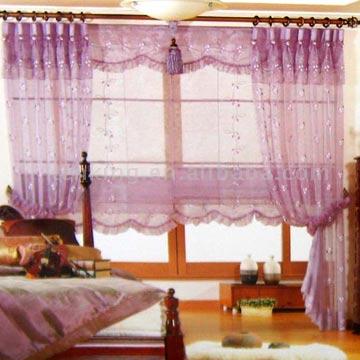  Organza Embroidery Curtain ( Organza Embroidery Curtain)