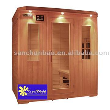  Sun Bright Far Infrared Sauna Cabin (Sun Bright Sauna cabine infrarouge lointain)