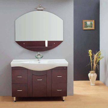  Bathroom Cabinet with Glass Basin (Salle de bain avec vasque en verre Cabinet)