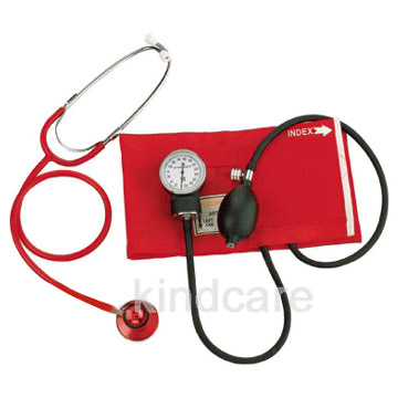 Blutdruckmessgerät mit Dual Head Stethoskop (Blutdruckmessgerät mit Dual Head Stethoskop)
