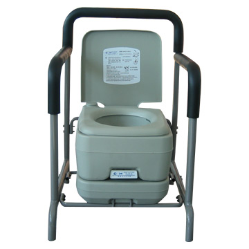  10L Portable Toilet and Armrest Bracket