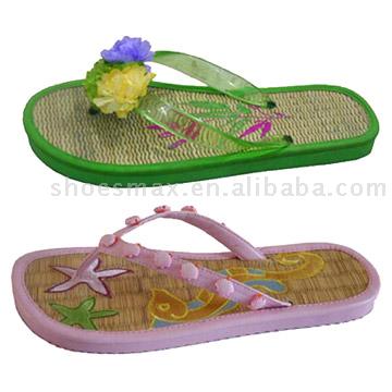  Straw Mat Slippers (Paillasson Chaussons)