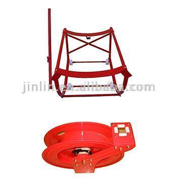 Drum Cradle und Schlauchaufroller (Drum Cradle und Schlauchaufroller)