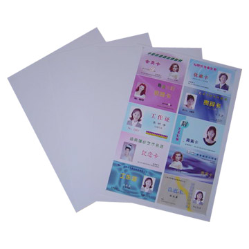  Inkjet Printing PVC Sheets for Laminating Cards (Impression jet d`encre feuilles de PVC pour plastification pour cartes)