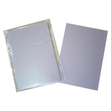  PVC Overlay For UV Print Card Sheet (PVC Overlay for UV Carte d`impression Sheet)