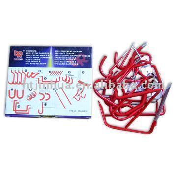  30pcs Household and Garage Hooks (30pcs Бытовые и гаража Крючки)