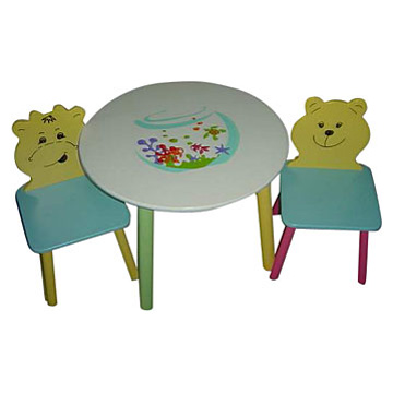  Cartoon Chair & Desk Set (Мультфильм председатель & письменный прибор)