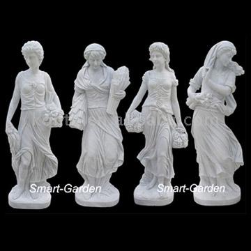  Marble Season Statues (Saison statues de marbre)