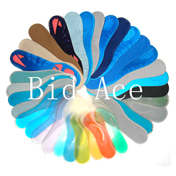  Different Gel Insoles (Différents Semelles Gel)