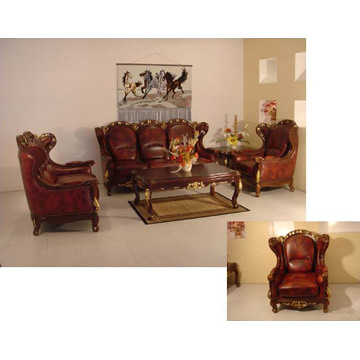  Leather Sofa Set (Leather Sofa Set)