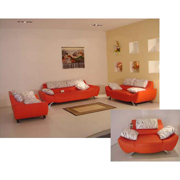  Leather Sofa Set (Canapé en cuir Set)