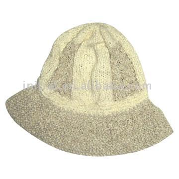  Ladies` Knitted Hat (Bonneterie pour femmes Hat)