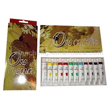  12pc Oil Color Set