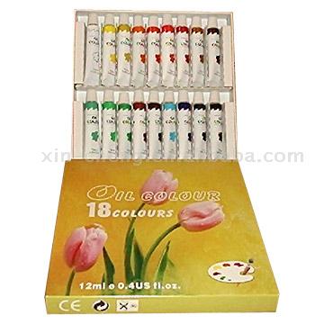  18pc Oil Color Set (18pc масляная краска Установить)