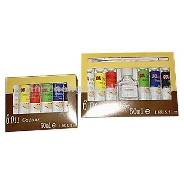  6pc Oil Color Set (6pc масляная краска Установить)