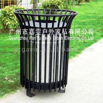  Steel Dustbin (Poubelle en acier)