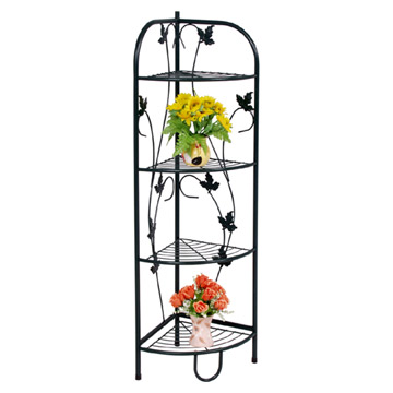  4-Shelf Corner Garden Stand (4-Шельф "Уголок сада Стенд)