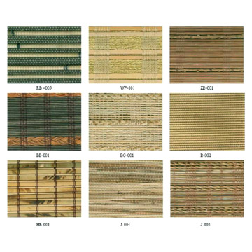  Handmade Bamboo and Wooden Blinds ()