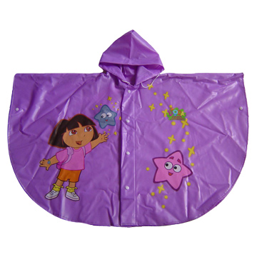 100% PVC Children`s Poncho (100% PVC Children`s Poncho)