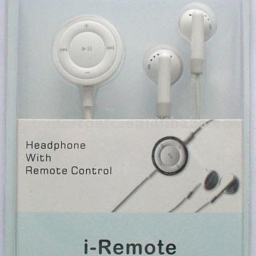  Earphone and Remote Controller for iPod (couteur et tlcommande pour iPod)