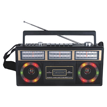  Portable AM/FM/SW1/SW2 Radio Cassette Recorder and Player (Портативный AM/FM/SW1/SW2 магнитола и игрока)
